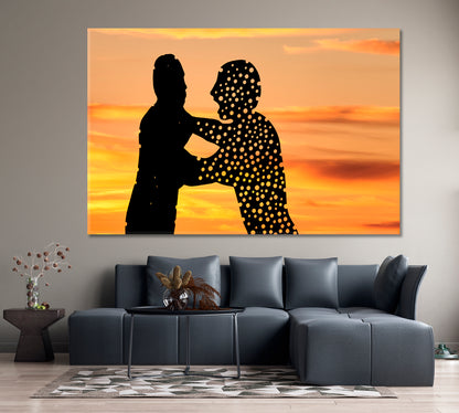 "Molecule Man" by Jonathan Borofsky Berlin, Germany Famous Landmarks Artwork Print Artesty   