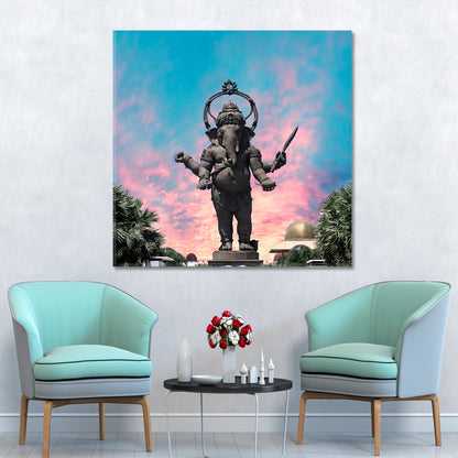 FAITH GOD'S BLESSINGS Ganesh National Park Chachoengsao Thailand Traveling Around Ink Canvas Print Artesty   