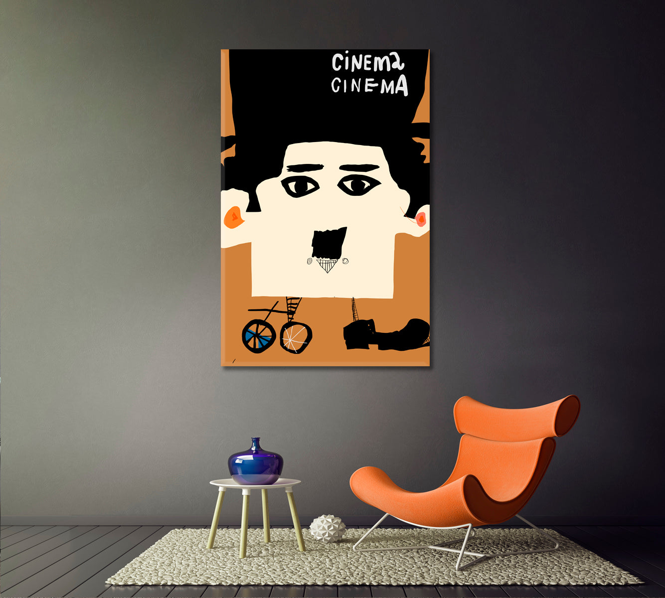 Cinema Abstract Poster Celebs Canvas Print Artesty   
