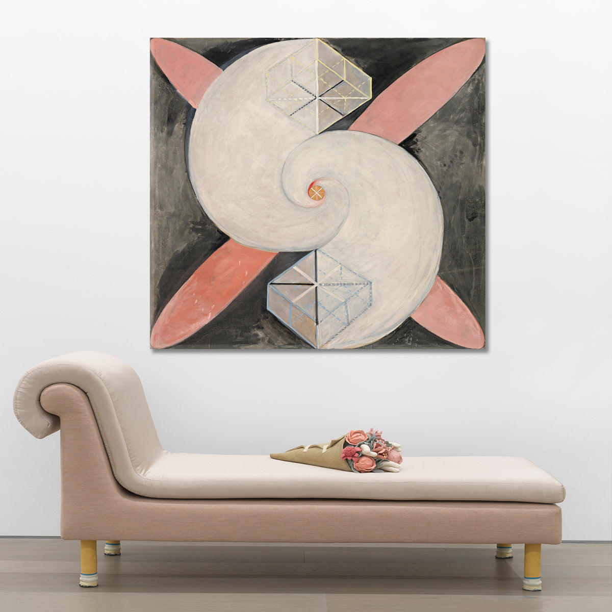 CONTEMPORARY DIAGRAMS Abstract Modern Style Abstract Art Print Artesty 1 Panel 12"x12" 
