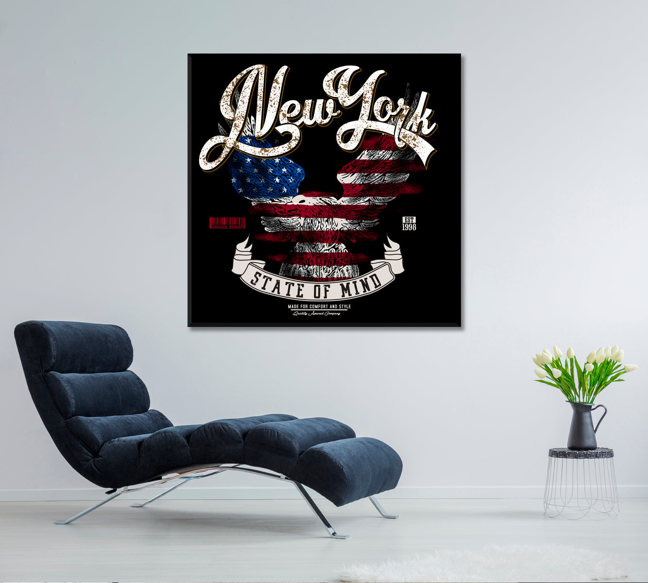 NEW YORK New Generation Vintage Poster Posters, Flags Giclee Print Artesty   