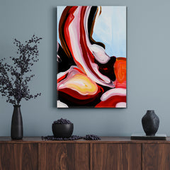 Abstract Brushstrokes Contemporary Fine Art Abstract Art Print Artesty 1 Panel 16"x24" 