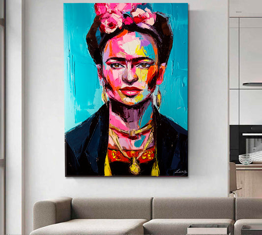 FRIDA  Eternal Muse  - Vertical 1 panel Fine Art Artesty   