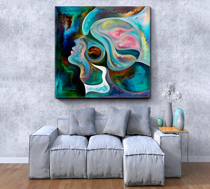 SPECTRAL FLOW Artistic Colorful Shapes Forms Swirls Modern Art Consciousness Art Artesty   