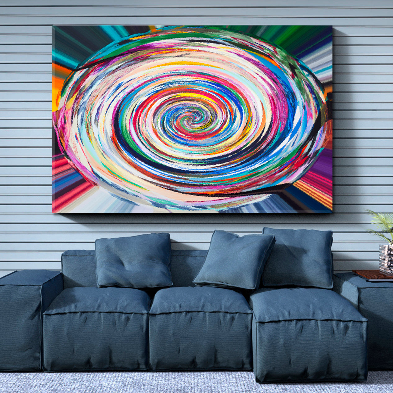 VORTEX Abstract Expressionism Swirl Forms Lines Shapes Abstract Art Print Artesty   