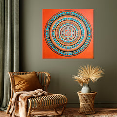 MANDALA Abstract Sacred Geometric Symbol of Universe Abstract Art Print Artesty   