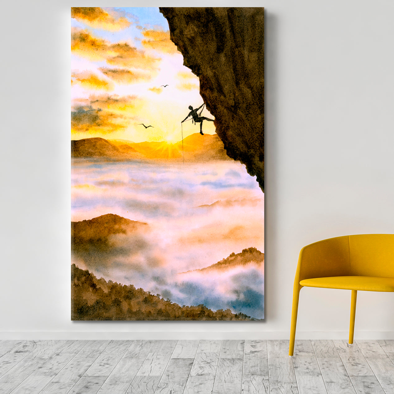 CLIFF Rock Climbing Scenery Landscape Fine Art Print Artesty   