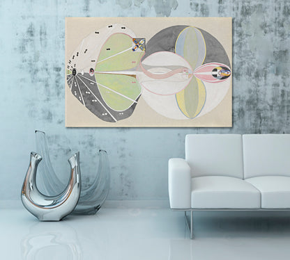 Abstract Geometric Art Incredible Soft Pastel Colors  Modern Canvas Print Abstract Art Print Artesty   