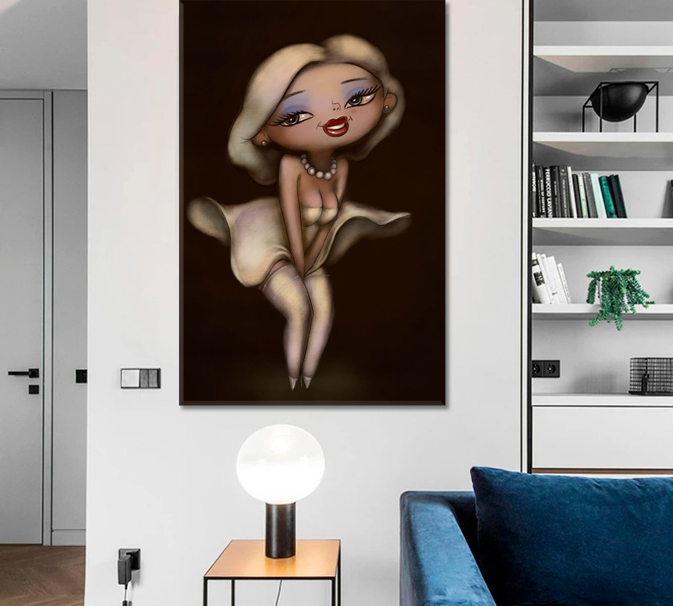 MARILYN MONROE Blond Cute Pretty Woman - Vertical Fine Art Artesty   