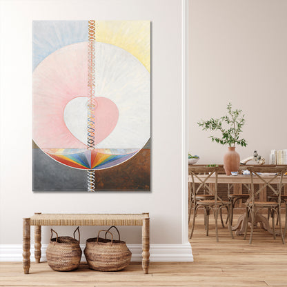 Abstract Geometric Style Forms Shapes Lines Soft Pastel Painting Abstract Art Print Artesty   