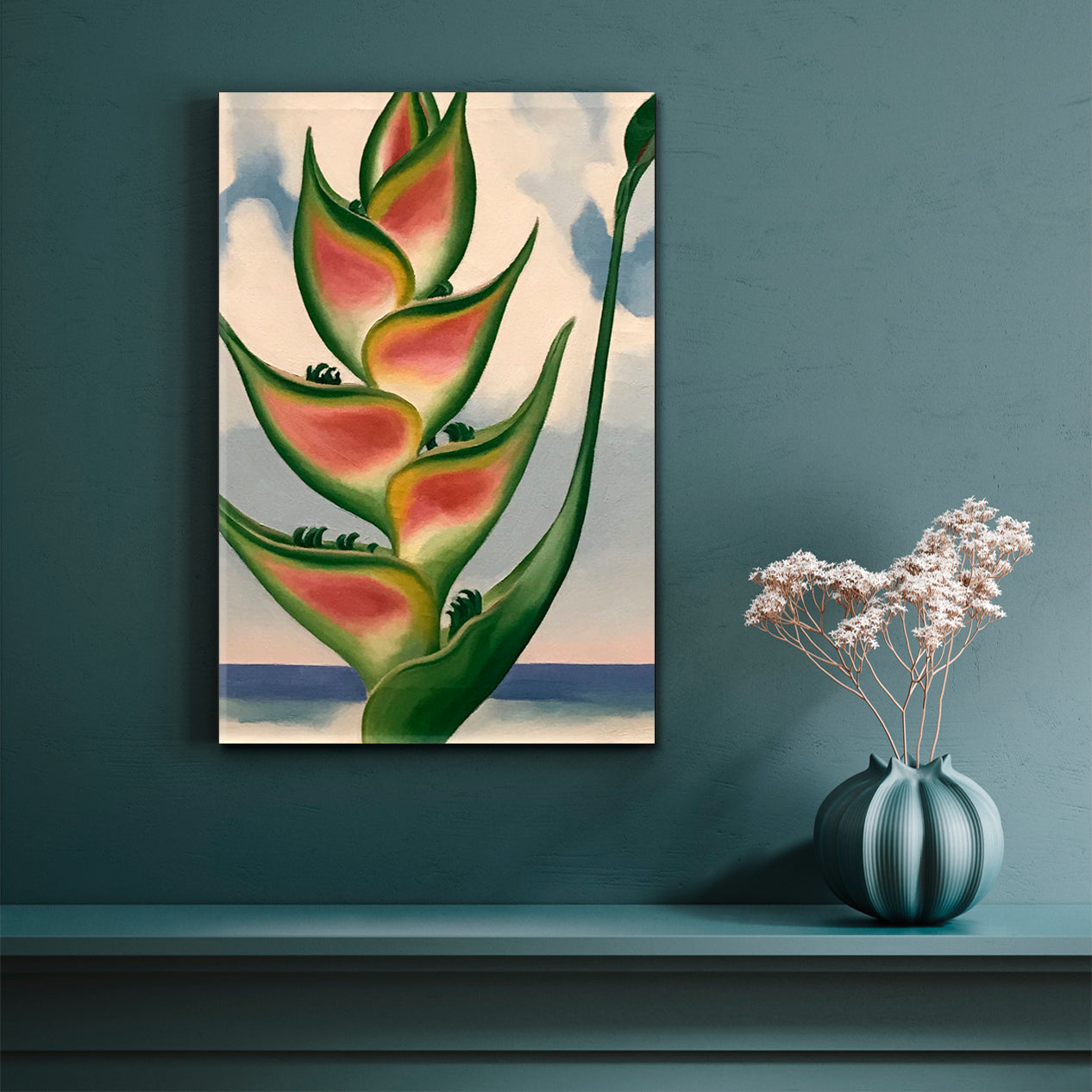 ABSTRACT NATURALISM Flowers Shapes Forms Lines Soft Pastel Fine Art |  Vertical Fine Art Artesty   