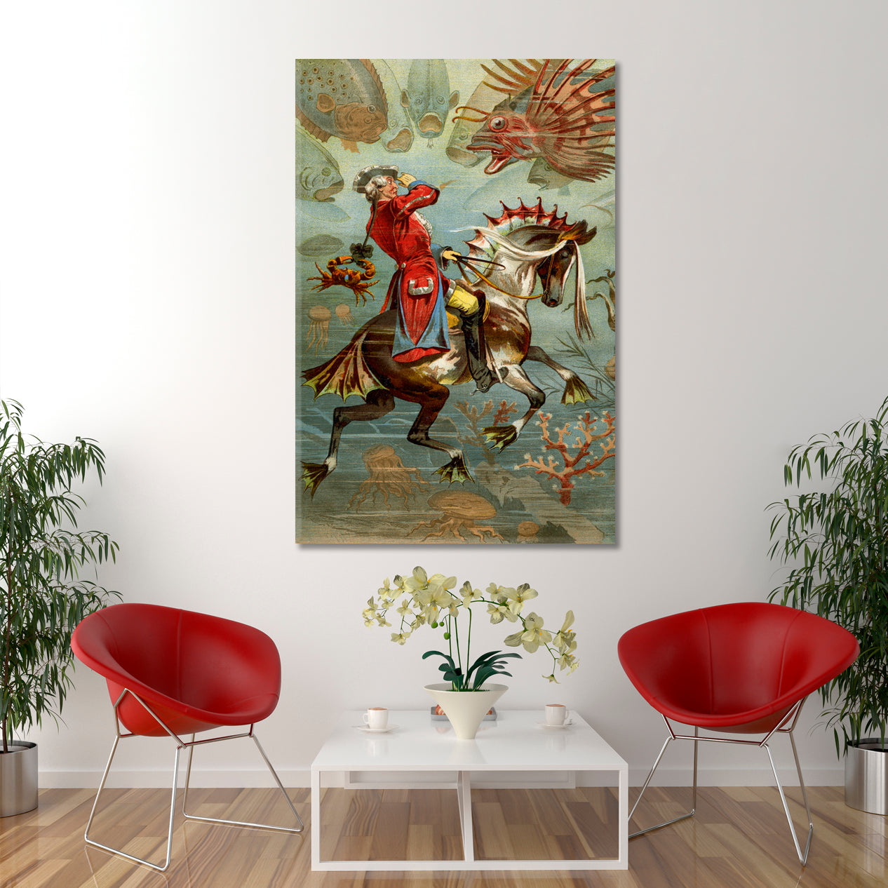 The Adventures of Baron Munchausen - Portrait Surreal Fantasy Large Art Print Décor Artesty   