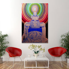 VISIONARY Vivid Psychedelic Surreal Abstract Trippy Art Surreal Fantasy Large Art Print Décor Artesty   