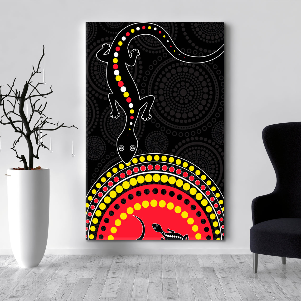 LIZARD Abstract Modern Art Abstract Art Print Artesty   