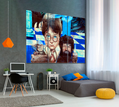 Harry Potter Street Art Montreal Canada Vibrant Graffiti Canvas Print Street Art Canvas Print Artesty   