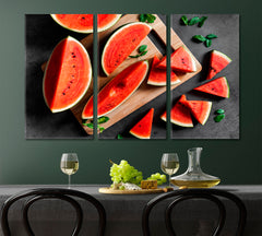 The Beauty of Watermelon Restaurant Modern Wall Art Artesty   