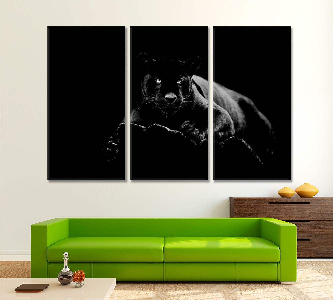 BEAUTIFUL BEAST Black Jaguar Animal World Animals Canvas Print Artesty   