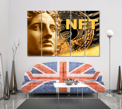 NFT Crypto Art Poster Office Wall Art Canvas Print Artesty   