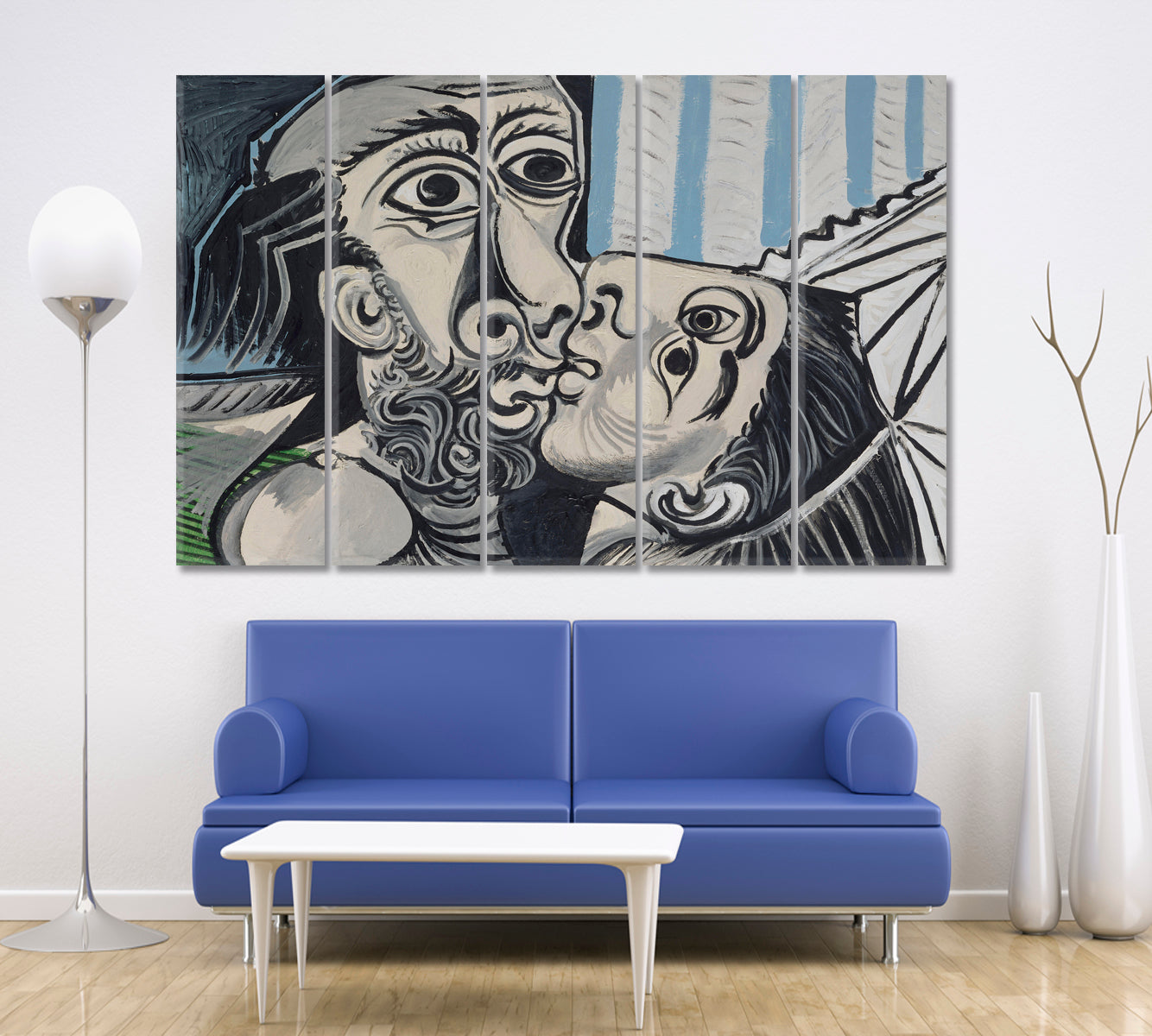 KISS Abstract Cubism Picasso Style Poster Fine Art Artesty   