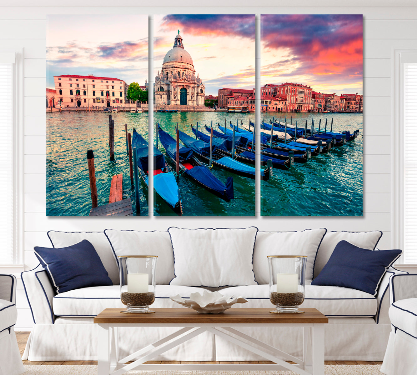 Gondolas Grand Canal Basilica Santa Maria Venice Italy Cities Wall Art Artesty   