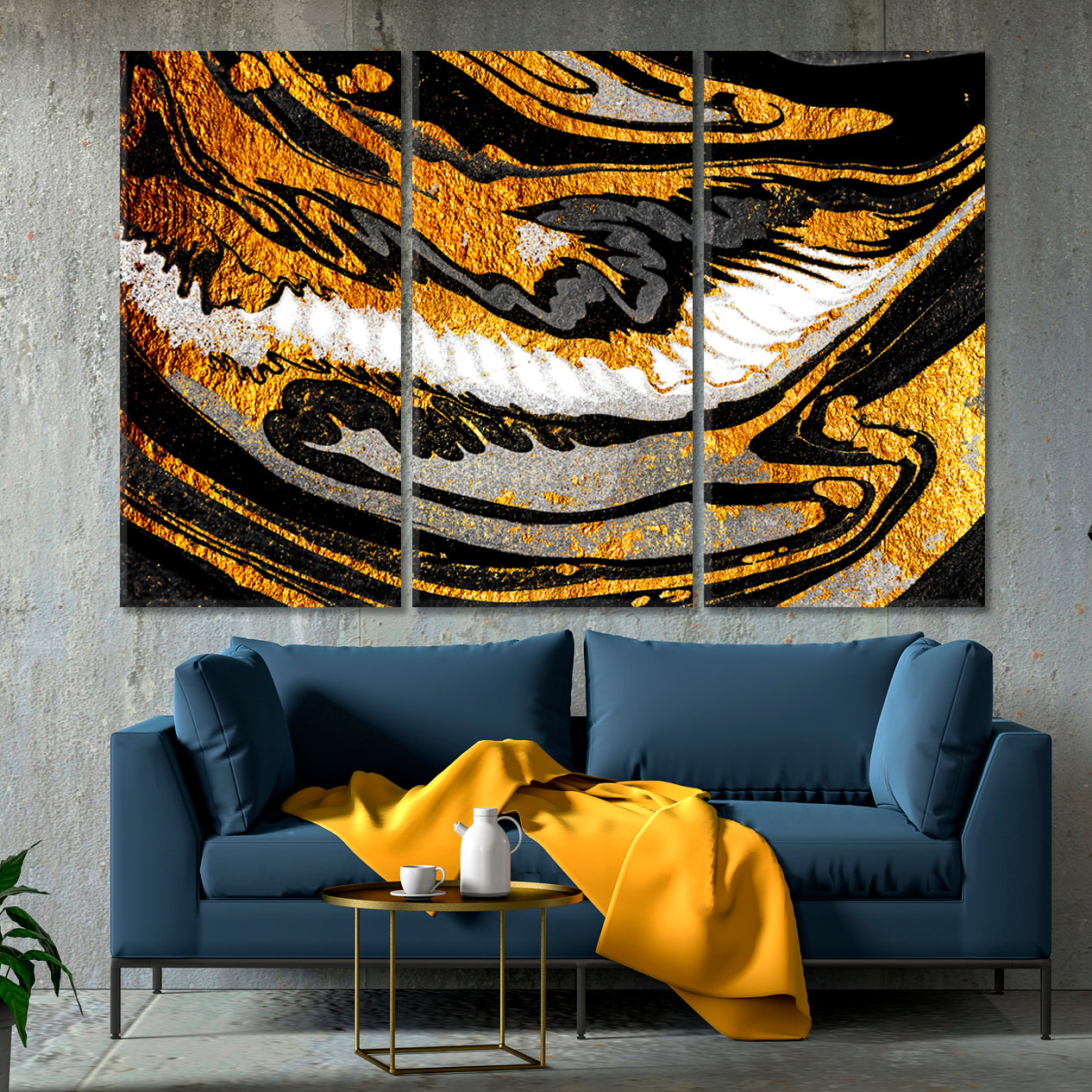 Agate Black Golden Swirl Oriental Suminagashi Japanese Marbling Fluid Art, Oriental Marbling Canvas Print Artesty   