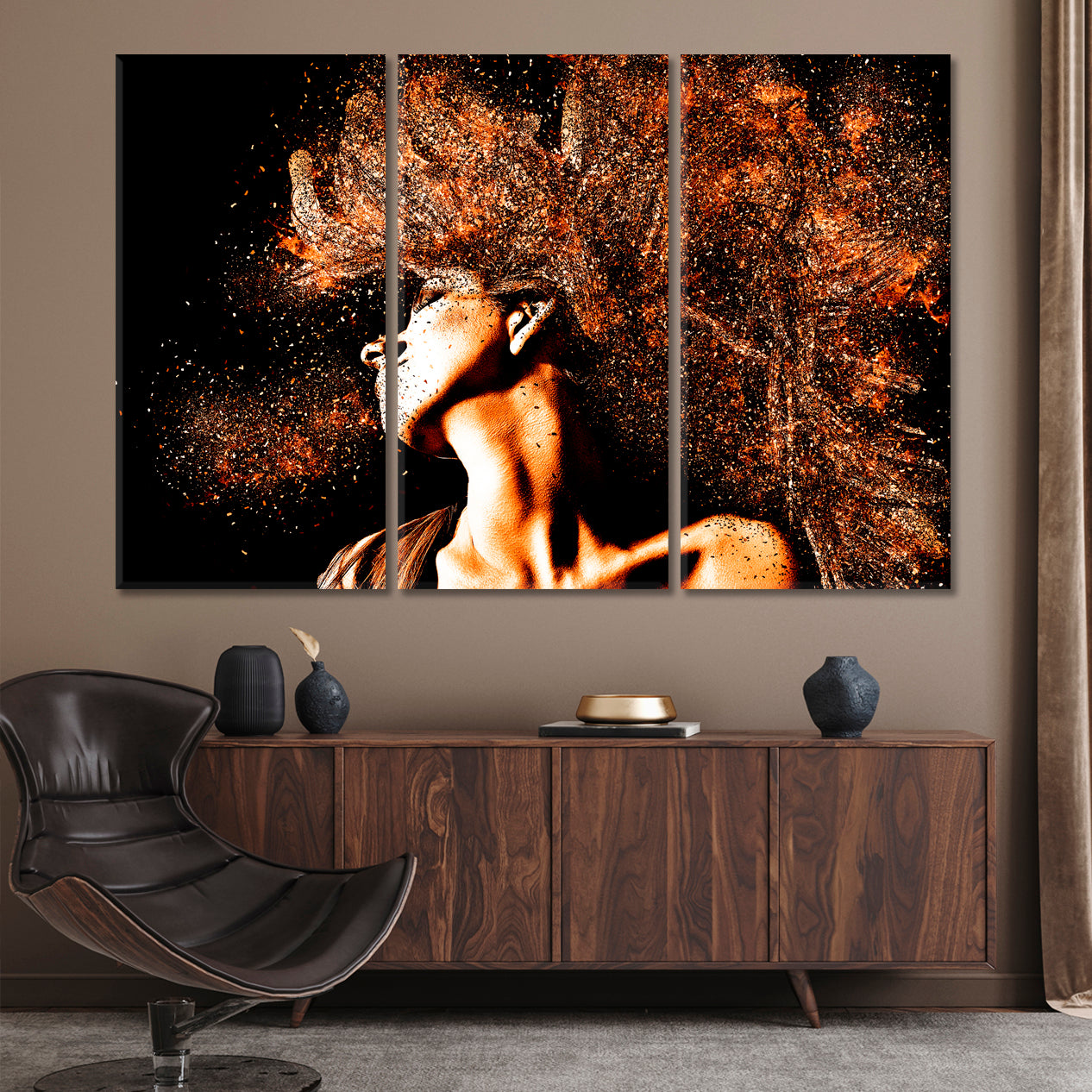 Flowing Hair Hairstyle People Portrait Wall Hangings Artesty   