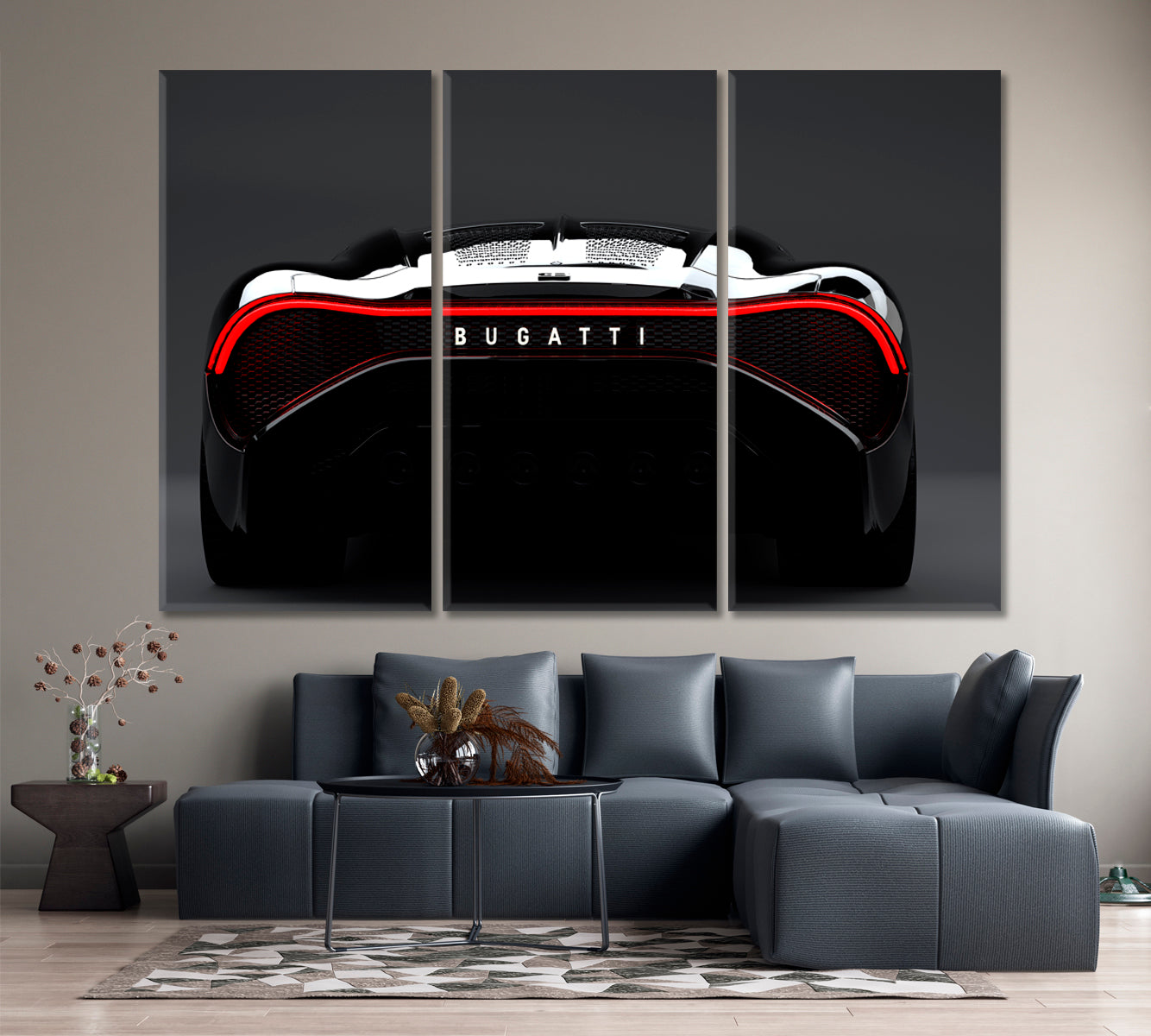 Most Expensive Car in the World Transportation Canvas Art Artesty 3 panels 36" x 24" 