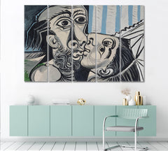 KISS Abstract Cubism Picasso Style Poster Fine Art Artesty 5 panels 36" x 24" 