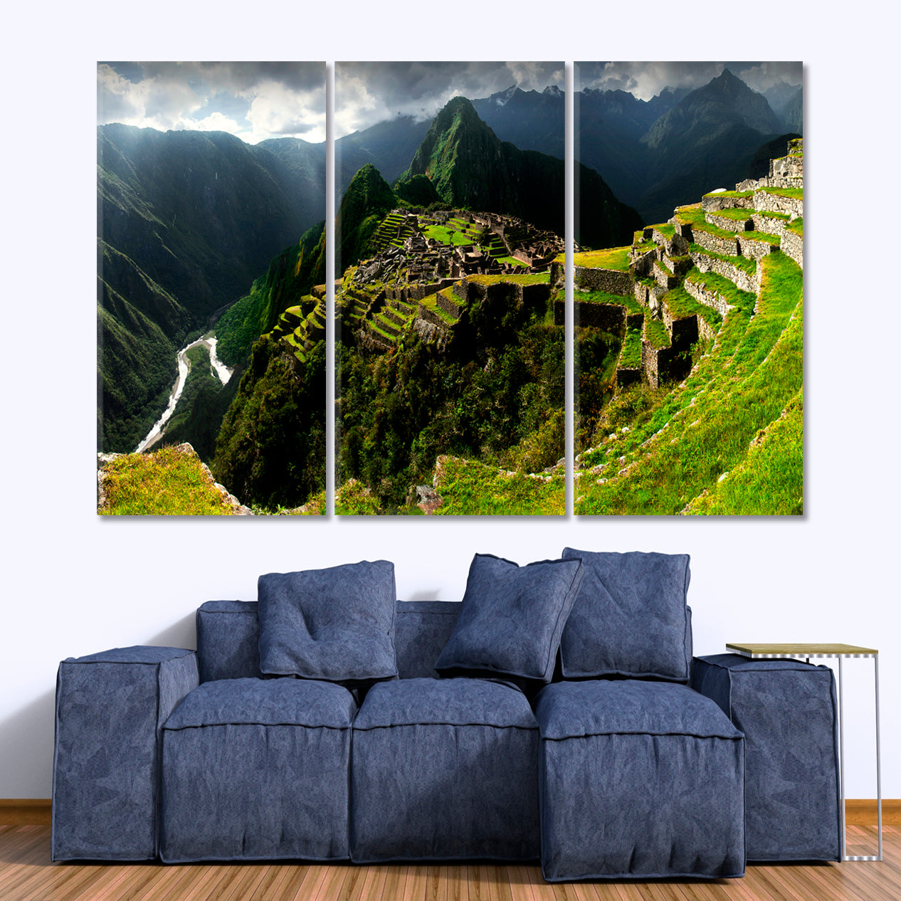 INCA Ancient City Famous Machu Picchu Peru Panorama Countries Canvas Print Artesty   