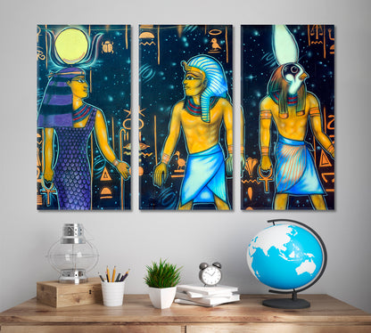 GRAFFITI San Diego CA USA Street Art Egyptian Gods Amazing Canvas Print Street Art Canvas Print Artesty   