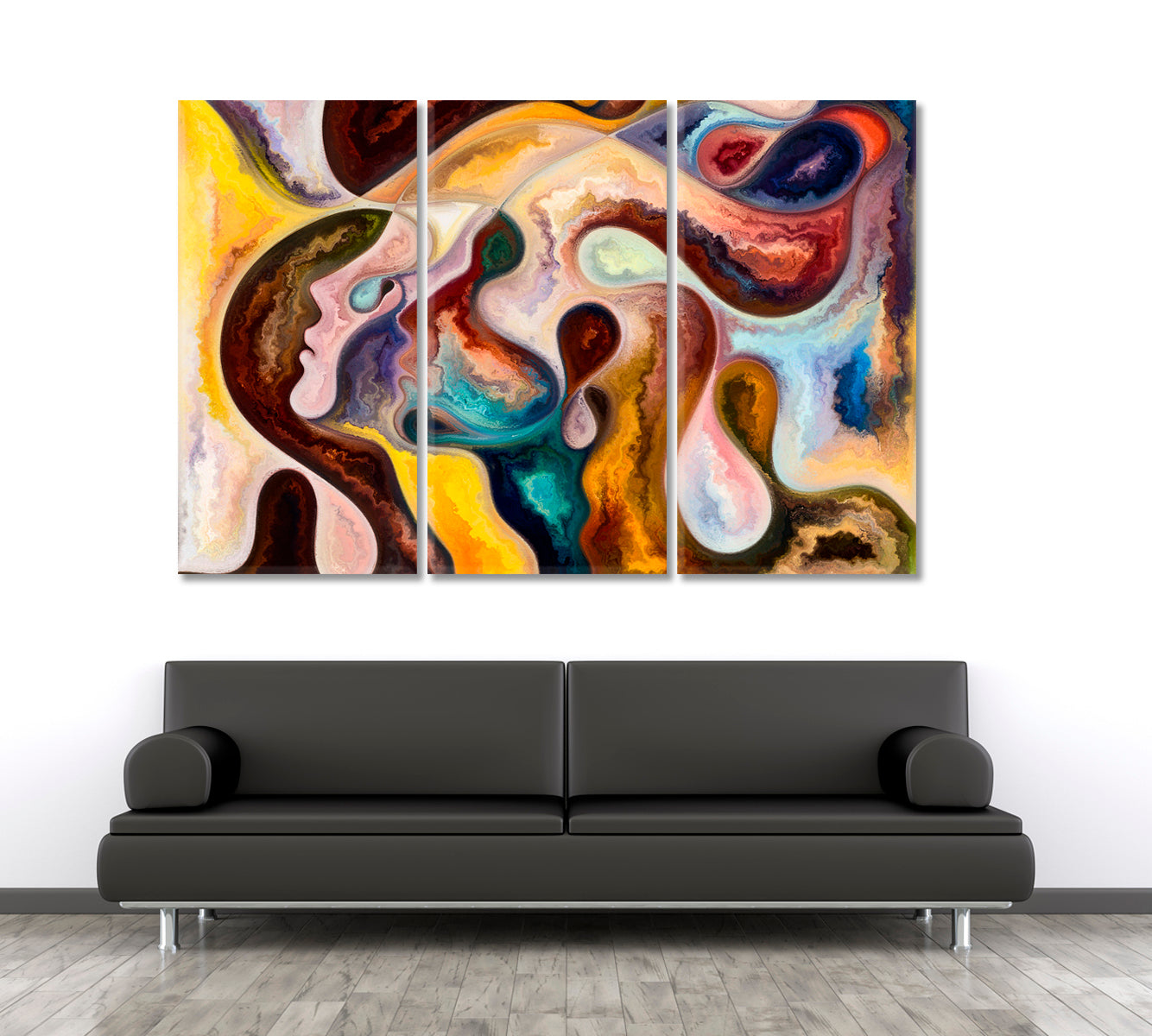 Abstract Shapes Vivid Dreams Painting Consciousness Art Artesty   