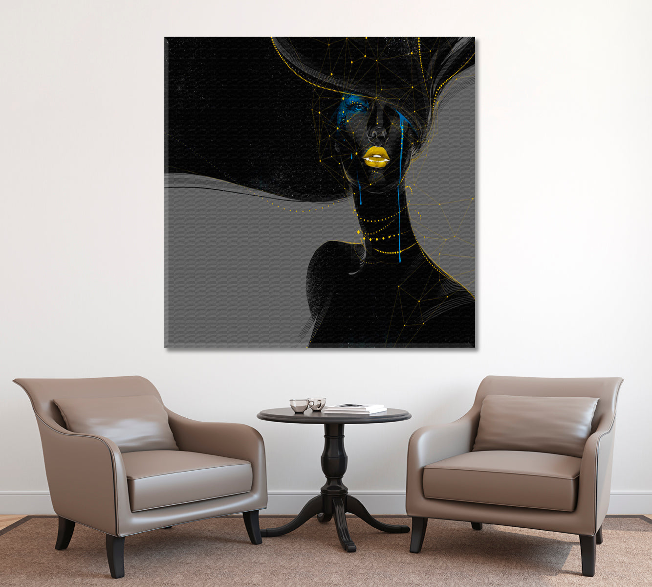 Space Girl People Portrait Wall Hangings Artesty   