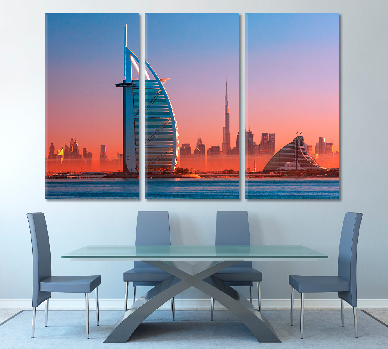 ARAB SAIL TOWER Dubai City Downtown Skyline Jumeirah Beach UAE Cities Wall Art Artesty   