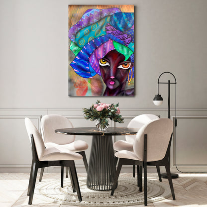 PSYCHEDELIC TRIPPY ART Expressive Face Cubist Trendy Large Art Print Artesty   