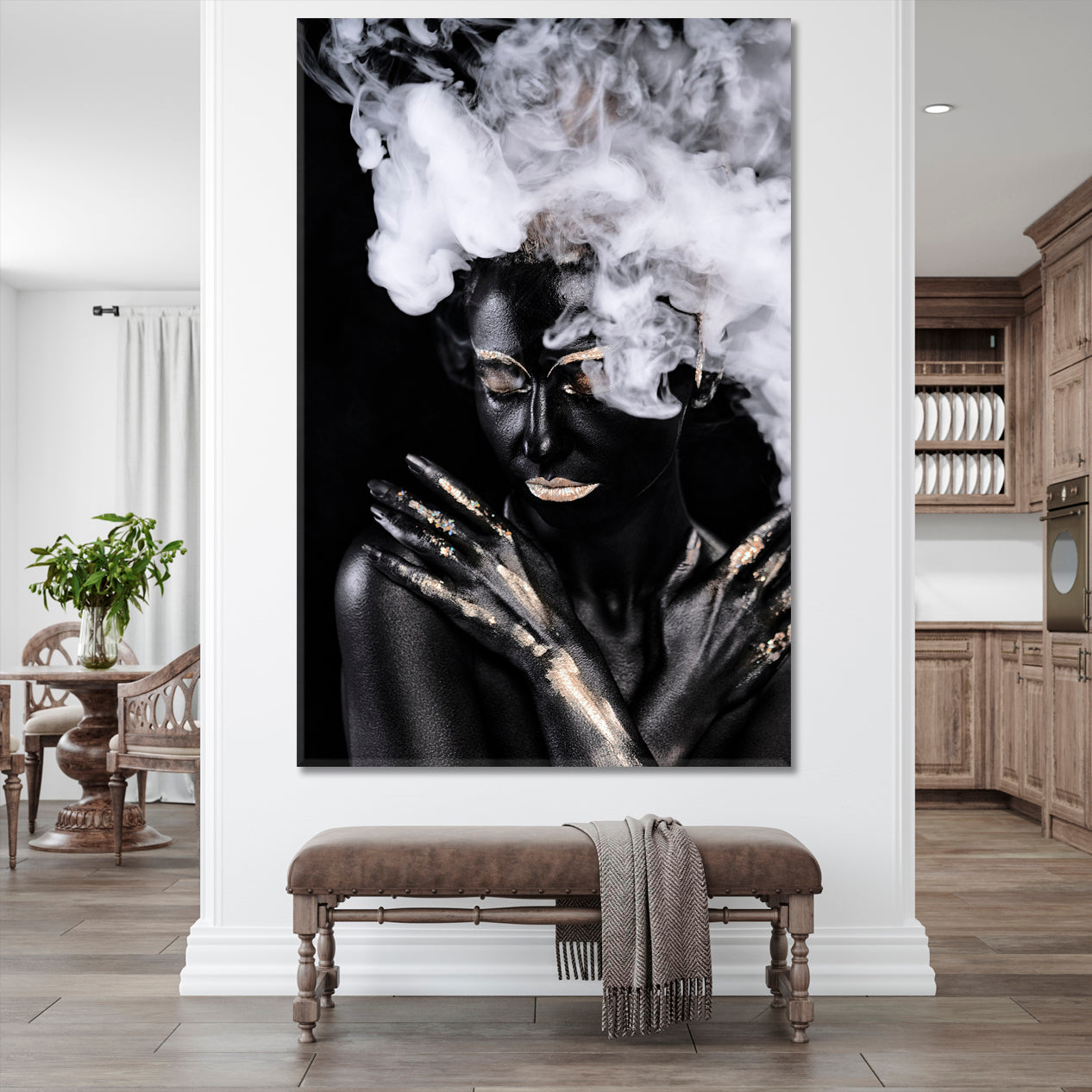 Body Art Contemporary Black & White Black and White Wall Art Print Artesty   