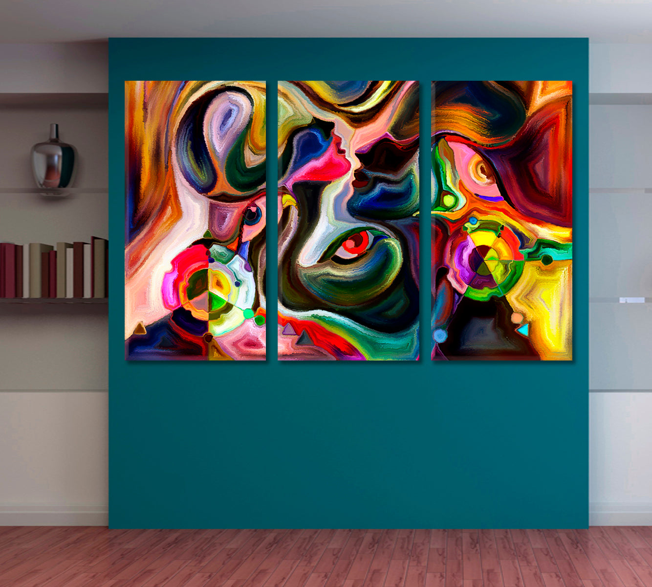 World Inside Of Colors And Shapes Contemporary Art Artesty   
