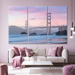 Famous Golden Gate Bridge San Francisco California Cities Wall Art Artesty   