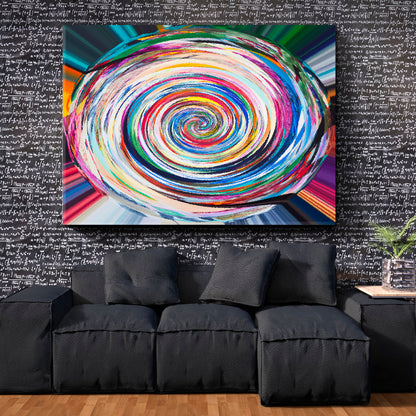 VORTEX Abstract Expressionism Swirl Forms Lines Shapes Abstract Art Print Artesty   