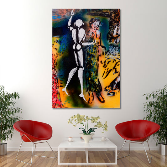 DANCE Abstract Surreal Art Abstract Art Print Artesty 1 Panel 16"x24" 