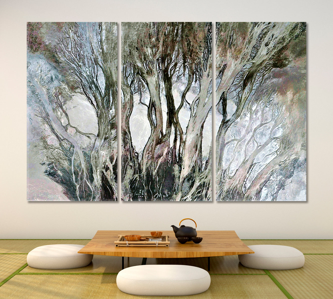 ENCHANTED FOREST Africa Deserts Aerial View Abstract Naturalism Abstract Art Print Artesty   