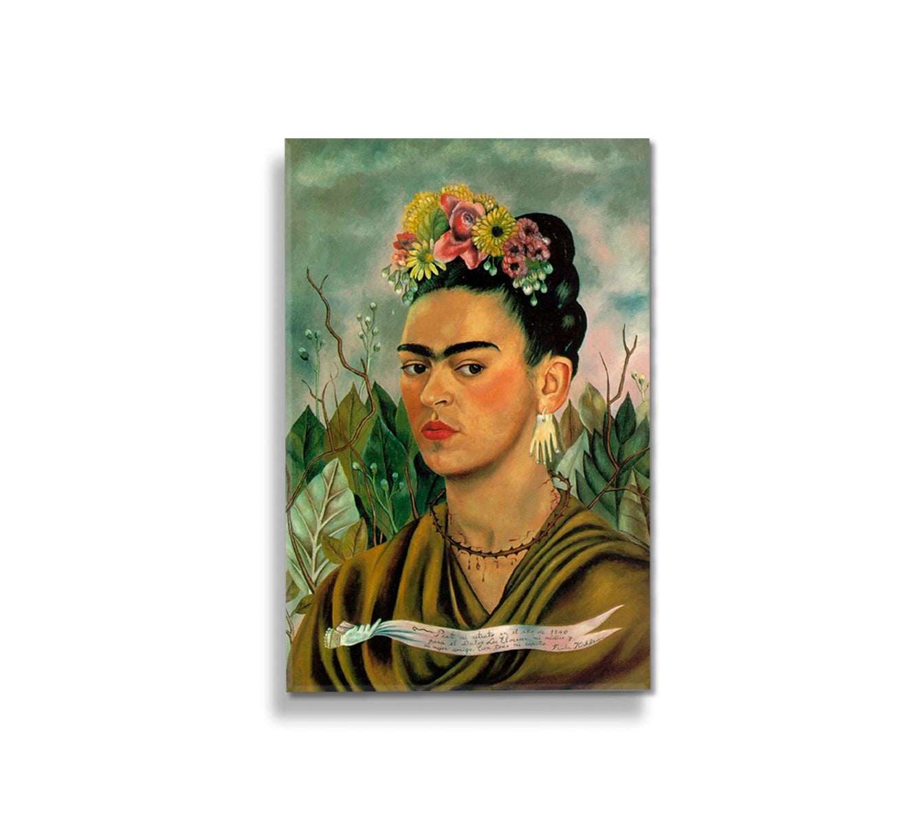 FRIDA KAHLO  Canvas Print - Vertical Fine Art Artesty   