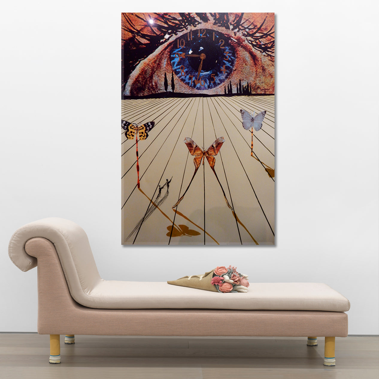 THE EYE OF SURREALIST TIME Salvador Dali Surrealism Style Surreal Fantasy Large Art Print Décor Artesty   