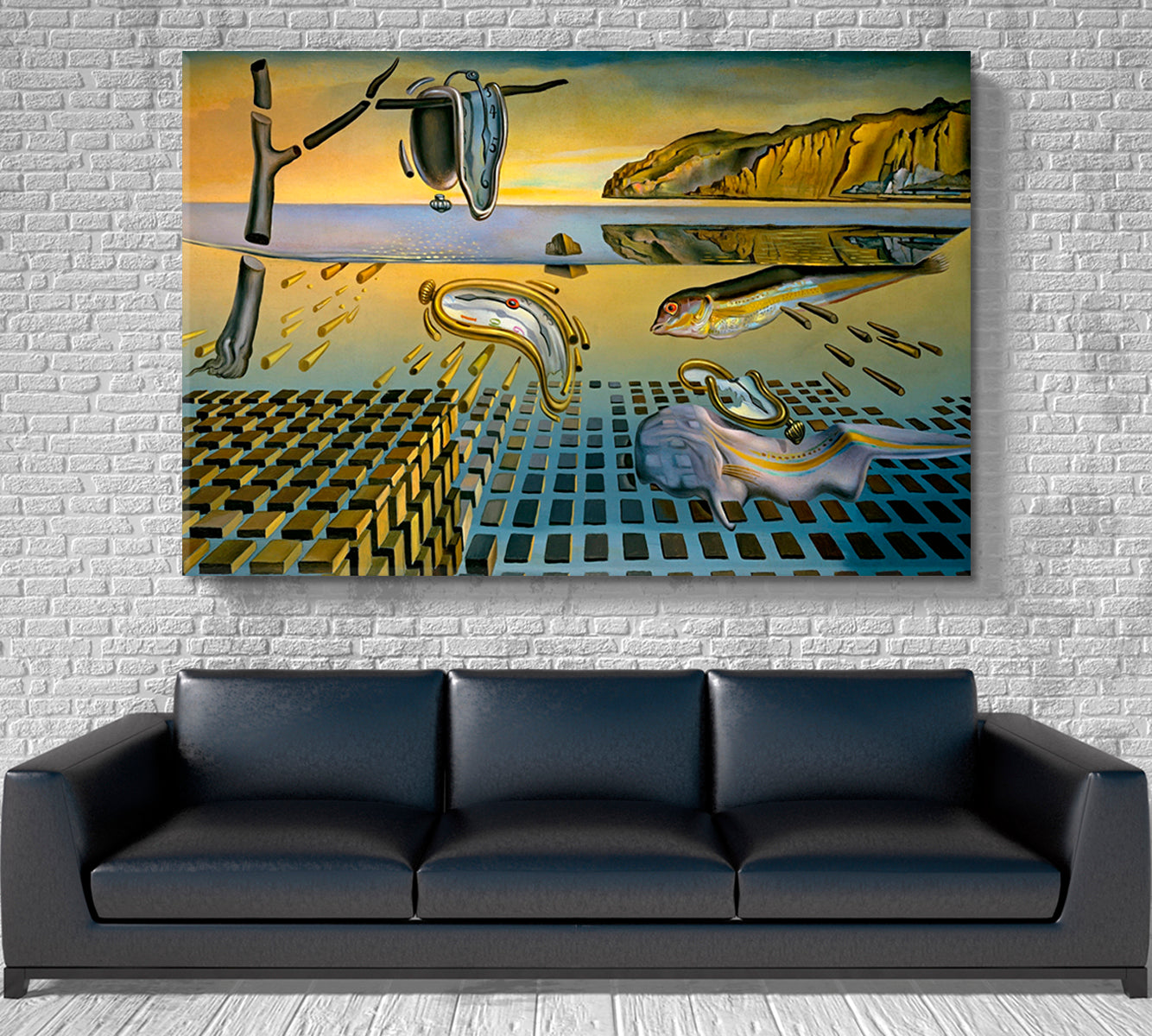 Salvador Dali Motives Surreal Abstract Modern Artwork Surreal Fantasy Large Art Print Décor Artesty   