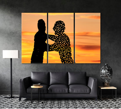 "Molecule Man" by Jonathan Borofsky Berlin, Germany Famous Landmarks Artwork Print Artesty   