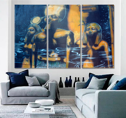 ANCIENT EGYPTIAN PHARAOH Street Art USA Graffiti Contemporary Art Artesty   