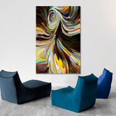 Abstract Swirling Colorful Modern Art Abstract Art Print Artesty   