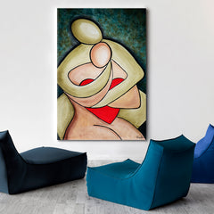 LOVE Incredible Abstract Modernism Contemporary Art Artesty   