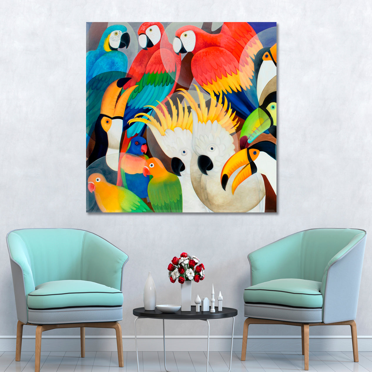 SRI LANKA Exotic Tropical Inspiration Abstract Contemporary Tropical, Exotic Art Print Artesty   