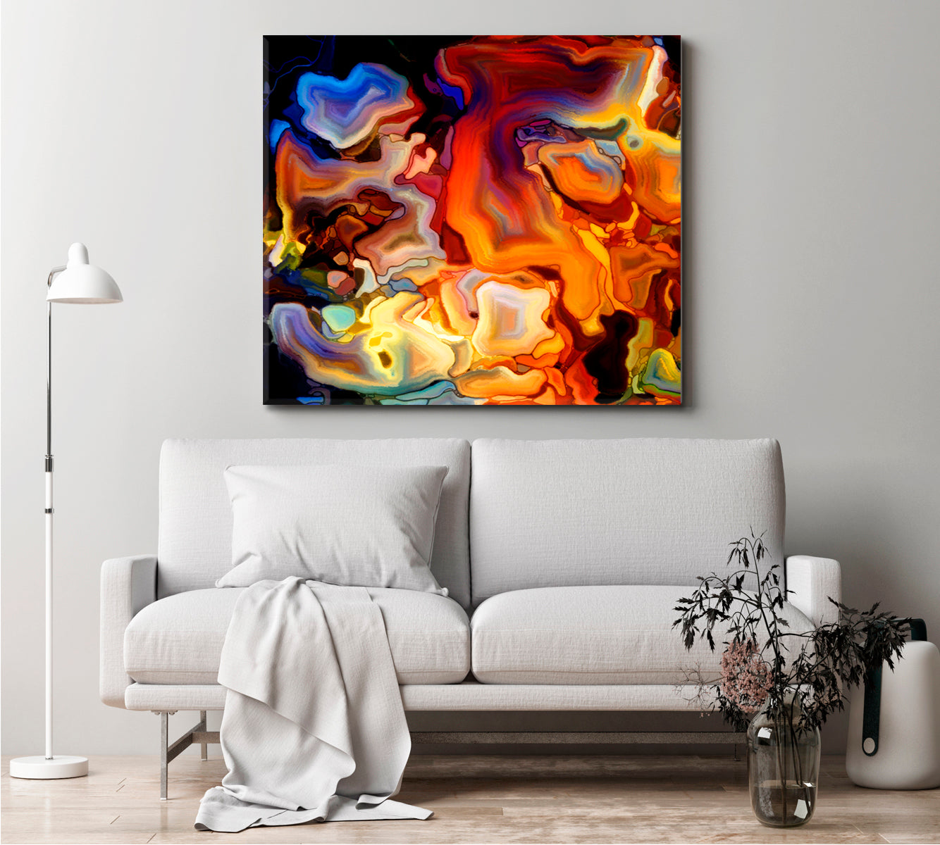 ABSTRACT Trendy Contemporary Art - Square Panel Contemporary Art Artesty   