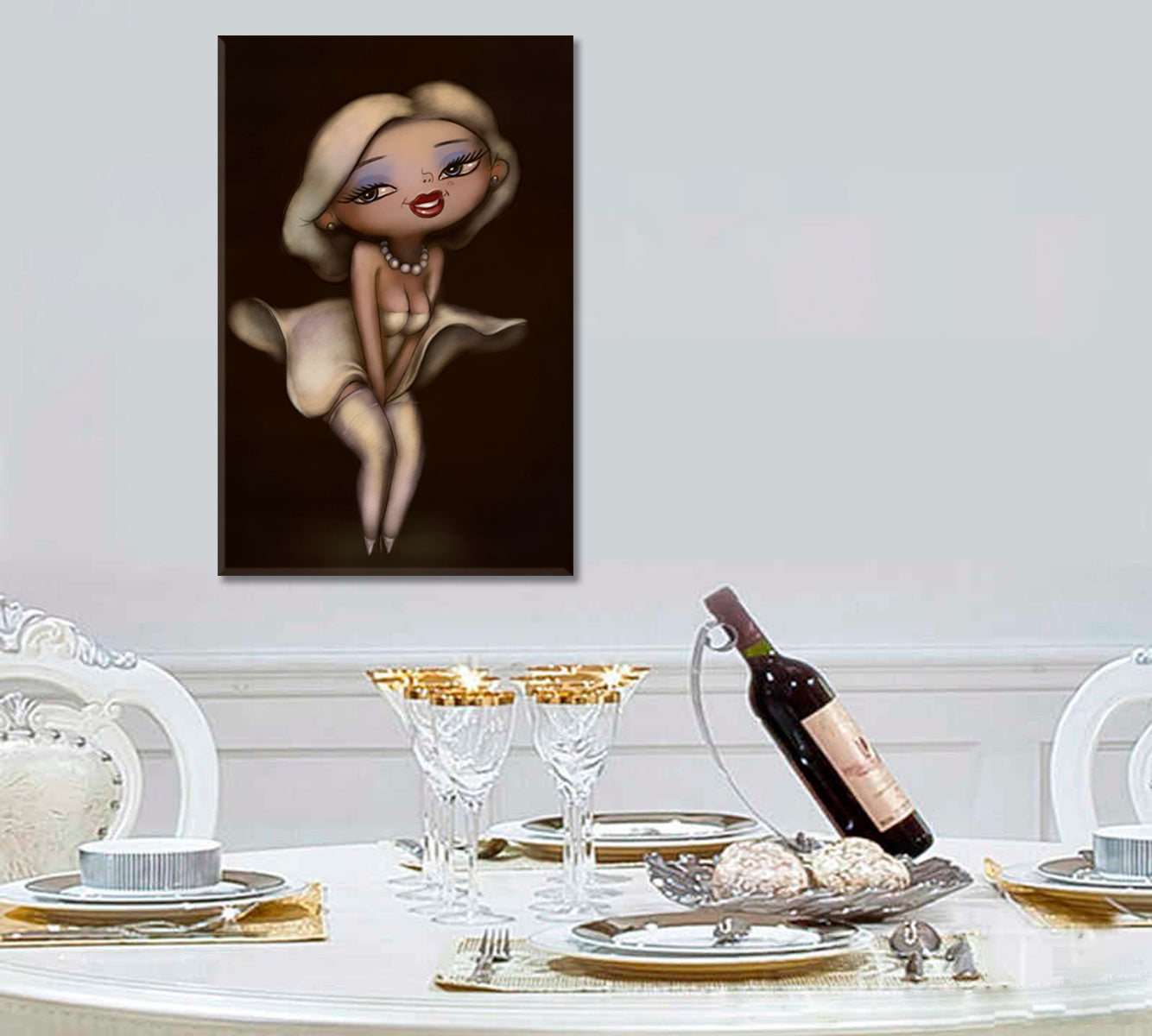 MARILYN MONROE Blond Cute Pretty Woman - Vertical Fine Art Artesty   